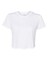 BELLA + CANVAS Women’s Flowy Crop Crewneck Short Sleeve Tee – Fit Fashion Top for Casual Wear